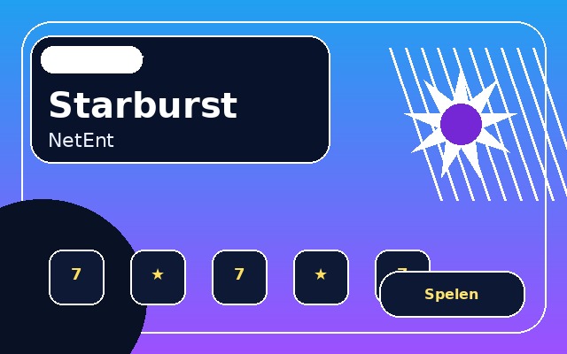 Starburst slot